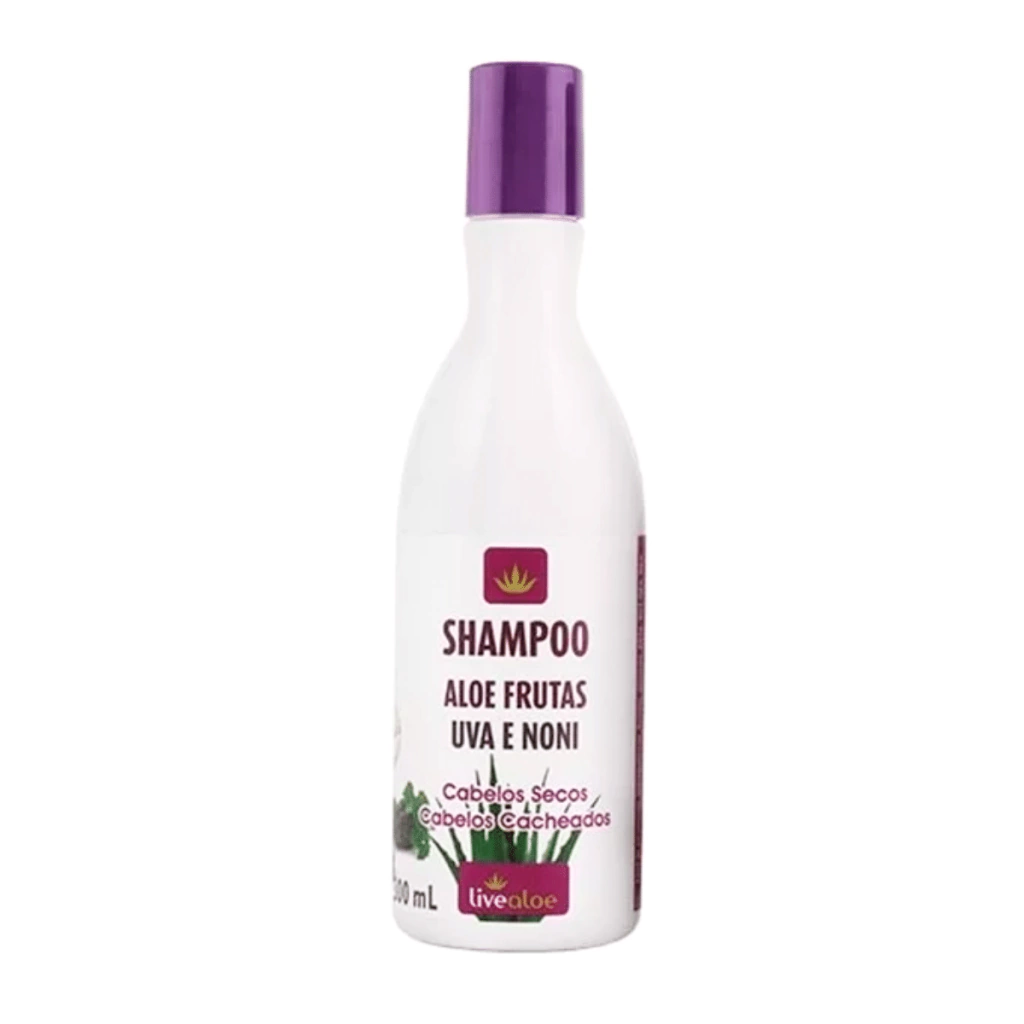 Shampoo Aloe Vera e Frutas LiveAloe 300ml