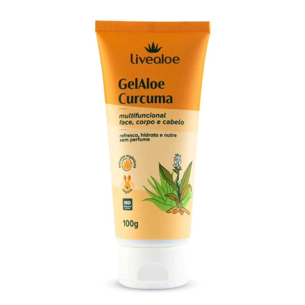 Gel Aloe Cúrcuma 100g - Livealoe