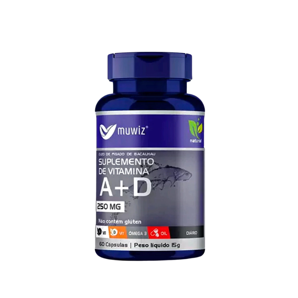 Suplemento A+D 250mg – Muwiz - 60 cps