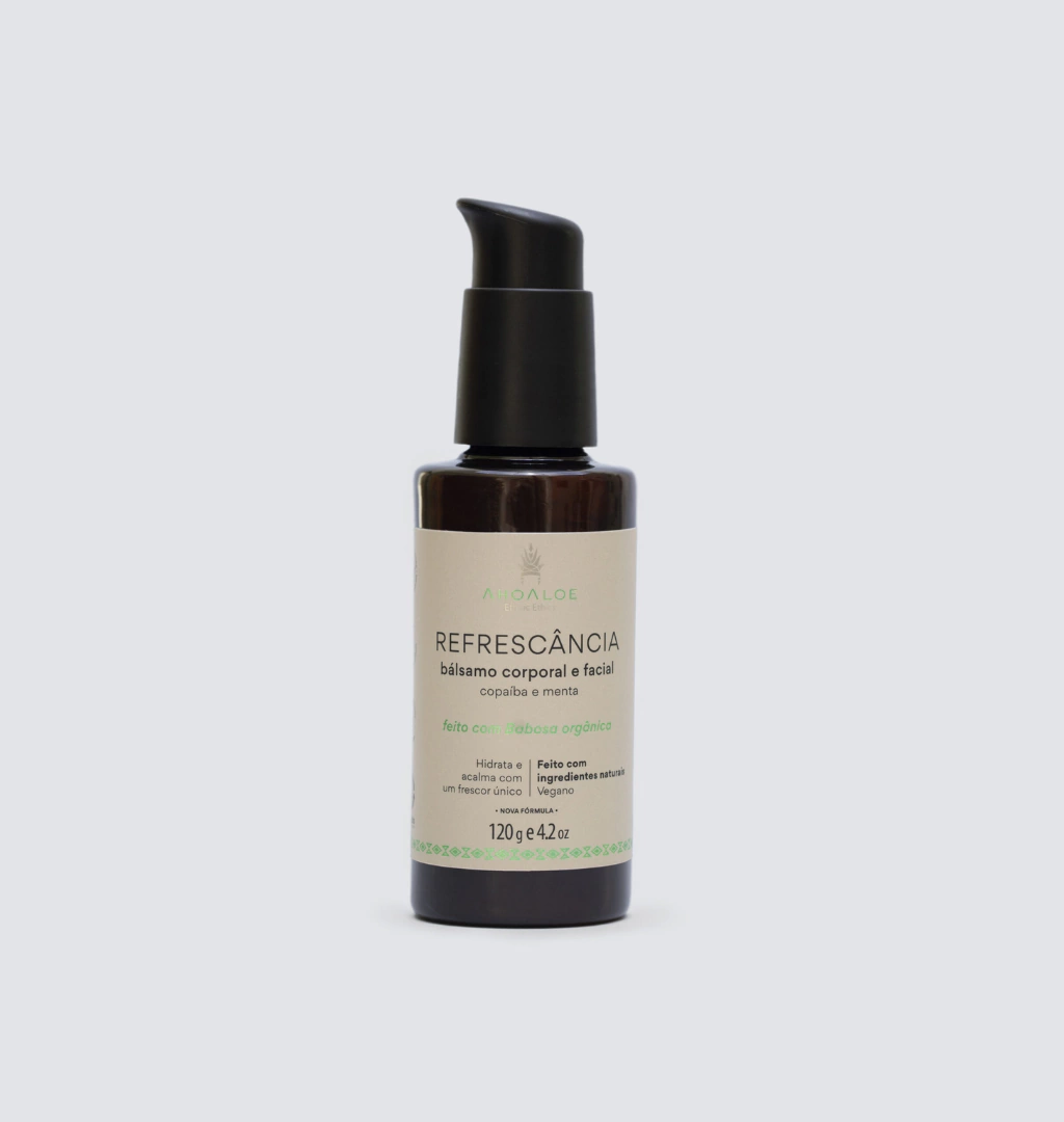 Bálsamo Corporal e Facial Refrescância 120g -Ahoaloe