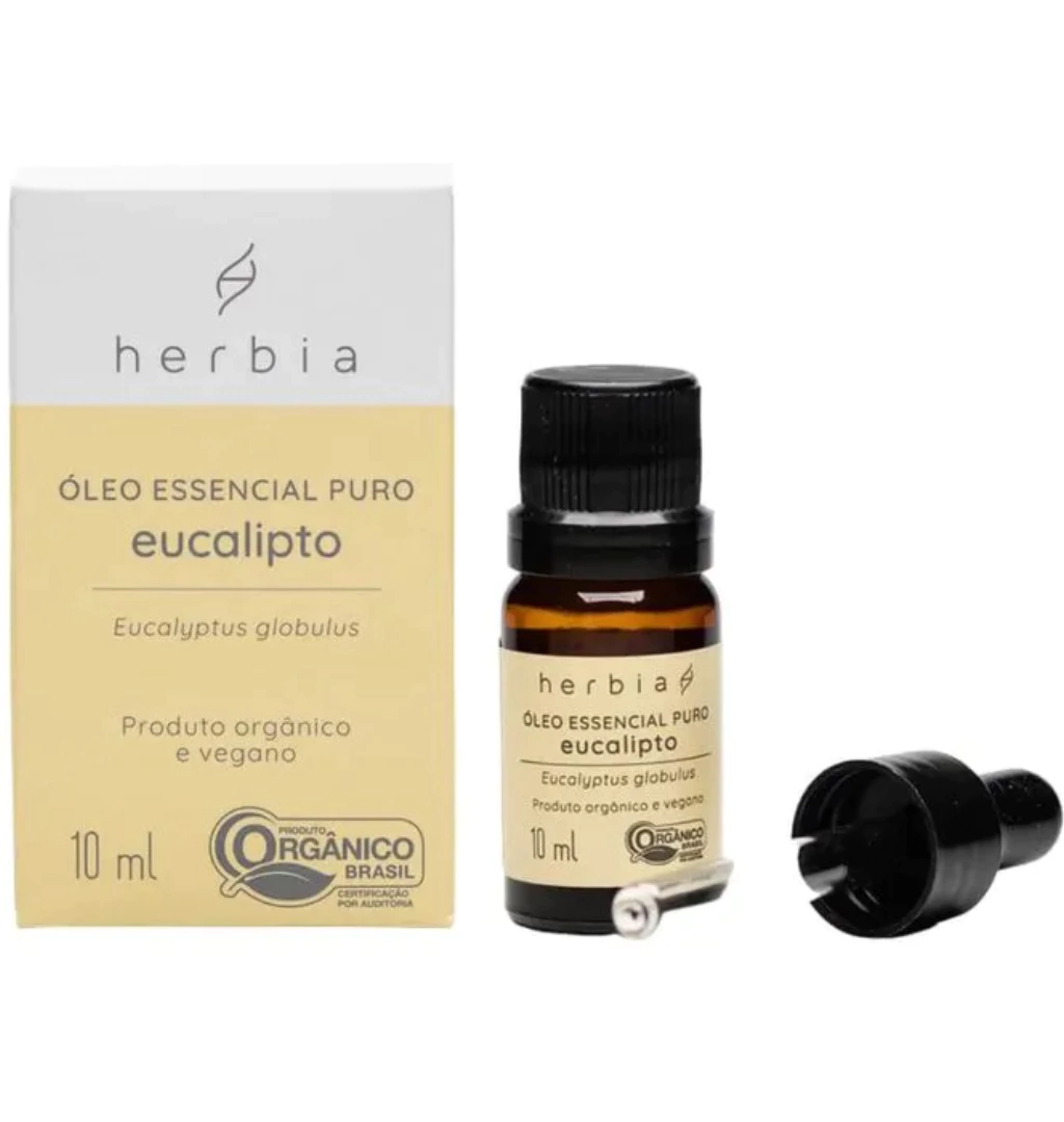 Óleo Essencial de Eucalipto Orgânico 10ml - Herbia
