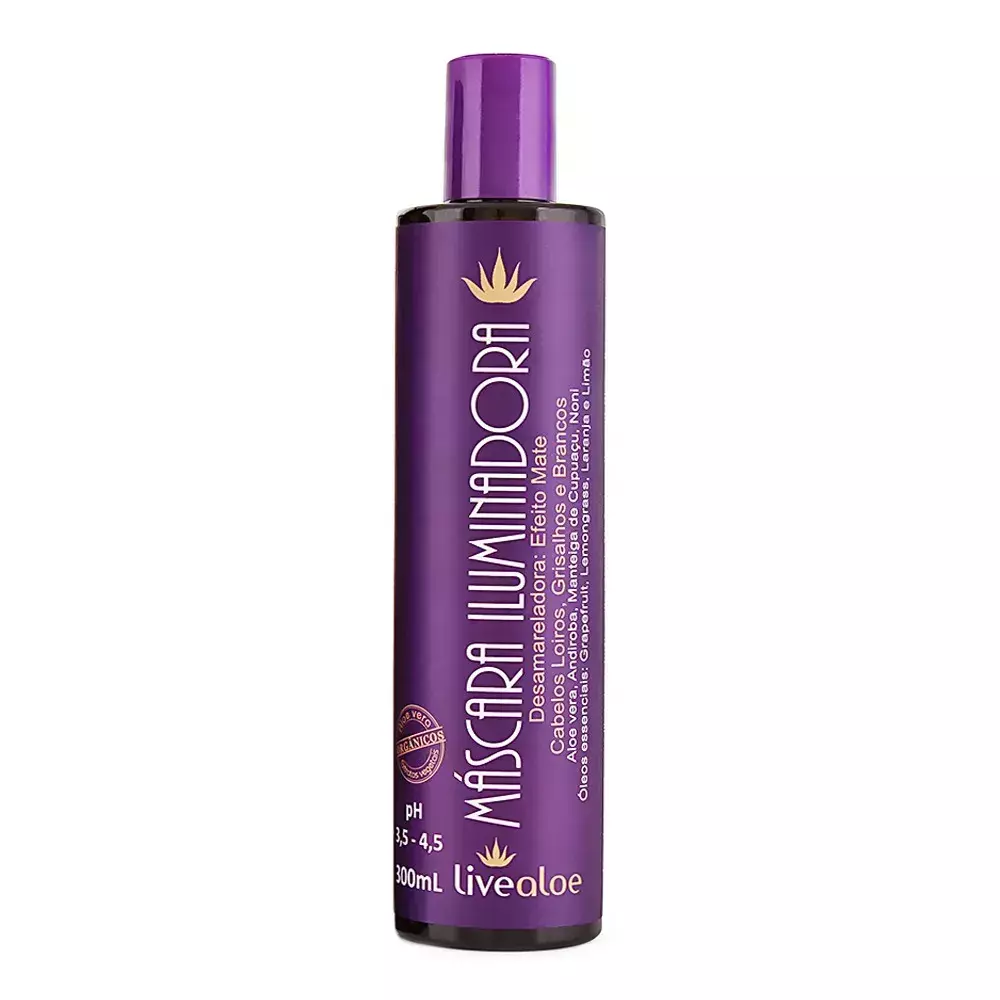 Mascara Iluminadora aloe vera 300ml - Livealoe