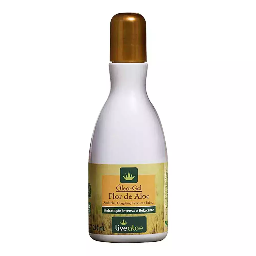 Óleo-gel Flor de Aloe 210ml - Livealoe