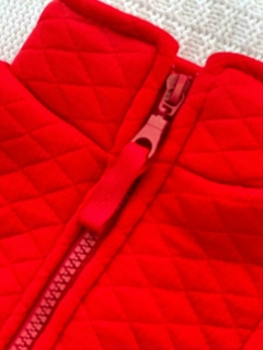 Chaleco Matelasse rojo - comprar online