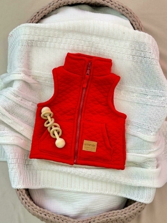Chaleco Matelasse rojo