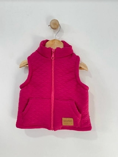 Chaleco Matelasse rosa