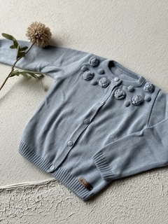 Casaquinho Flores - Betina Mini Closet  | Roupas de bebê
