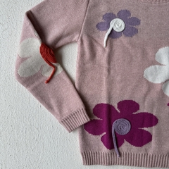 Sueter Flor - Betina Mini Closet  | Roupas de bebê