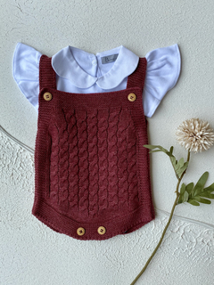 Romper Trançado Vermelho