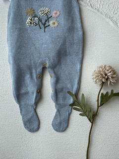 Jardineira Campo de Flores - Betina Mini Closet  | Roupas de bebê