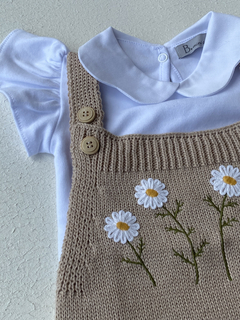 Romper Margaridas - Betina Mini Closet  | Roupas de bebê