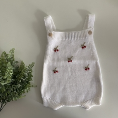 Romper Branco Cereja