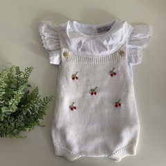 Romper Branco Cereja - comprar online