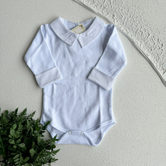 Body Camisa Bordado Pontilhado Branco - comprar online