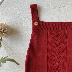 Romper Vermelho Unissex - comprar online