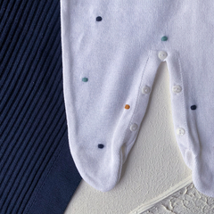 Macacão Poá - Betina Mini Closet  | Roupas de bebê