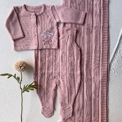 Saída Maternidade Antonia Rosa - Betina Mini Closet  | Roupas de bebê