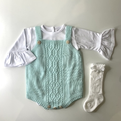 Body Babado Betina Manga Longa - comprar online