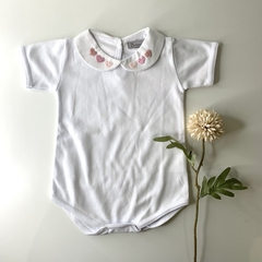 Body Coração Rosa