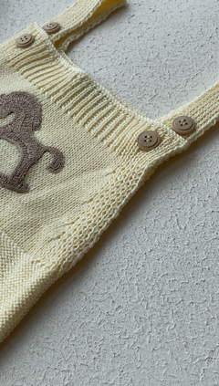 Romper Cavalinho Amarelo Manteiga - comprar online