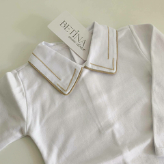Body Camisa Contorno Castor