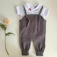 Jardineira Cinza - comprar online