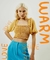 Imagem do BLUSA ACACIA COM LASTEX AMARELO - 40