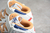 Imagem do Nike Air Force 1 07 Mid Beige Dark Blue University Red 