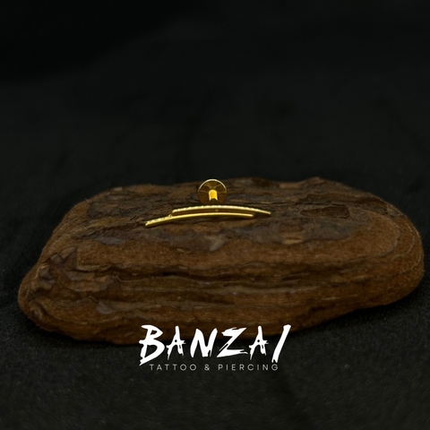 Piercing Labret Barra em Titânio