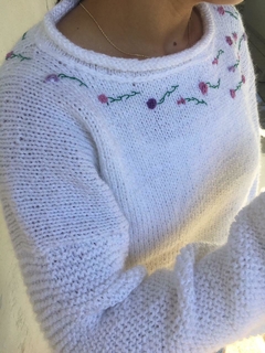Blusa bordada rococó - comprar online