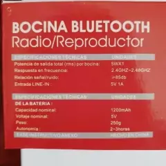 Bocina Megáfono Portátil Bluetooth Usb Diadema Microfono Tf - comprar en línea
