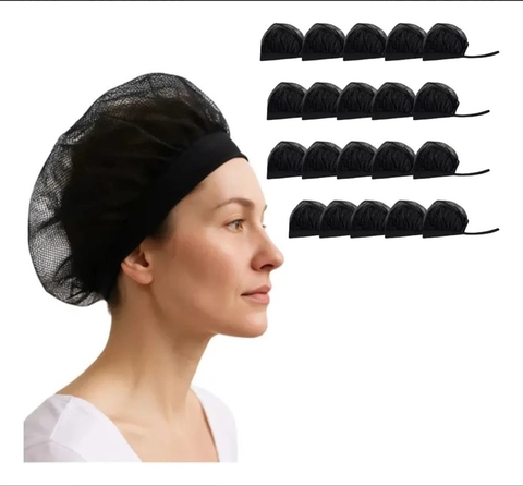 TOUCA REDE PRETA AMARRAR