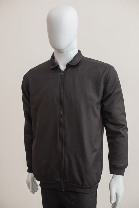 JAQUETA BRIM PRETA com FORRO METALASE - comprar online