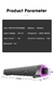 Alto-falante bluetooth e com fio barra 4d - comprar online
