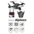 S128 Mini Drone 4K HD Câmera Trilateral - raposo