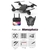 S128 Mini Drone 4K HD Câmera Trilateral