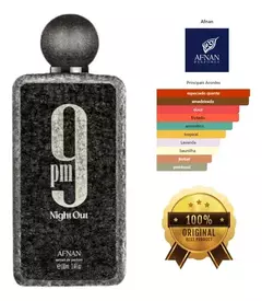 Afnan 9 Pm Night Out Extrait De Parfum Perfume Árabe 100 Ml na internet