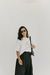 Boxy Tee Off White - Positive Vibe Club na internet