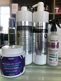 Kit Escova Riduttori Líquida + Finalização Total + Matização de Caviar - loja online