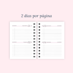 mini agenda 2024 - 2 dias por página - comprar online