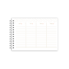 planner semanal listras - loja online