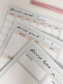 Kit Blocos planejadores na internet