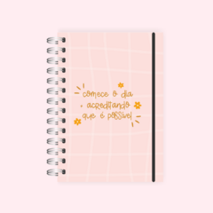 Imagem do caderno pautado