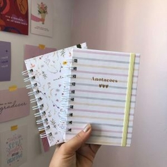 caderno mini pautado