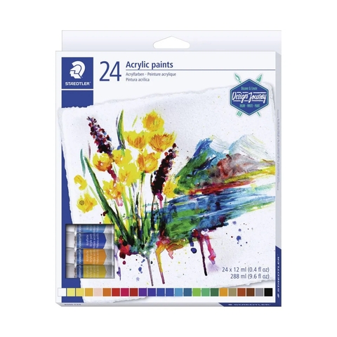 TINTA ACRÍLICA STAEDTLER 24 CORES - STAEDTLE