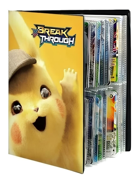 ÁLBUM OFICIAL POKÉMON DETETIVE PIKACHU - PASTA PORTA CARTAS