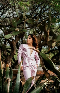 Conjunto de Lino color palo de rosa - comprar en línea