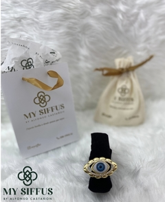 Anillo ojo celeste