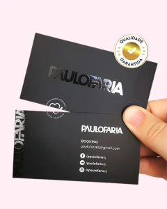 Cartão de Visita Premium - Verniz Localizado - 9x5cm - Papel 300g