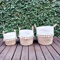 Canastos Fiorella Set x 3 - comprar online
